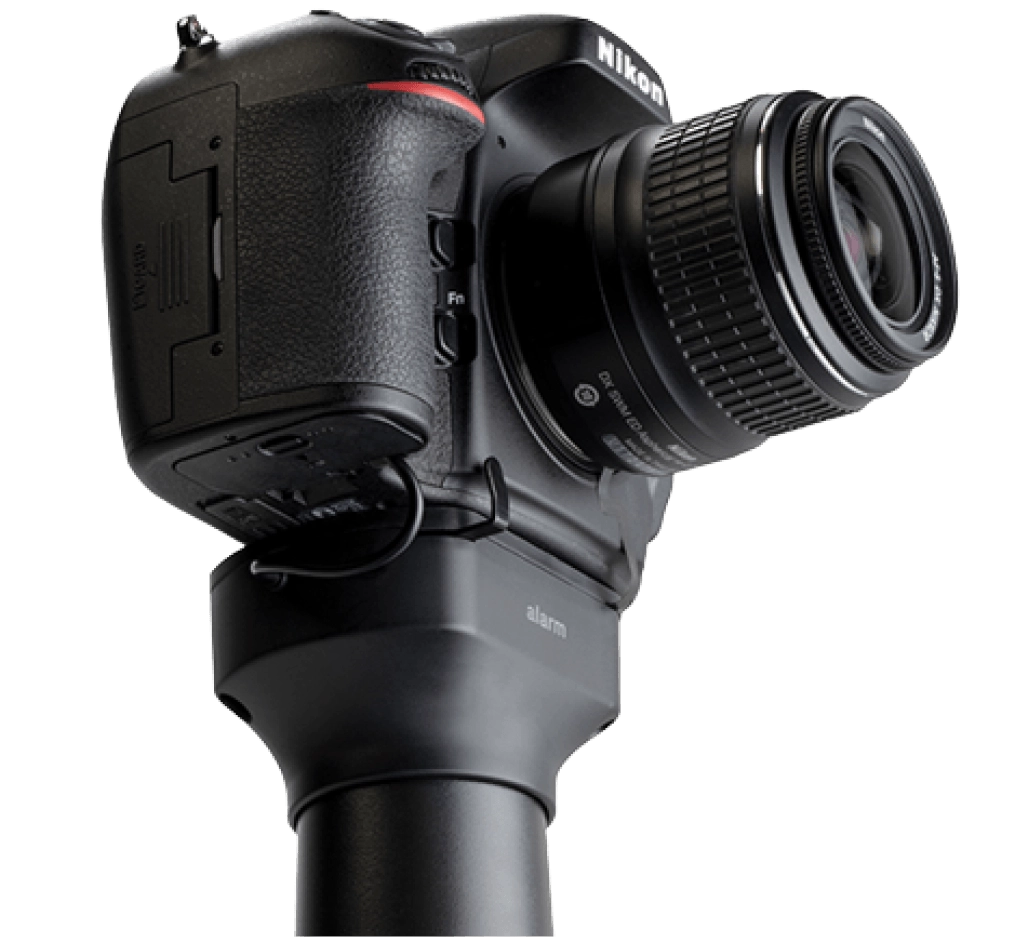 포인트 앤 슛 및 DSLR 카메라와 렌즈용 상품 진열 보안
