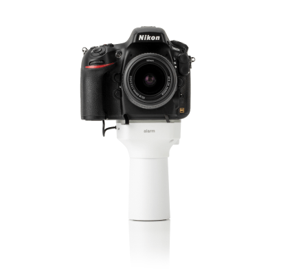 포인트 앤 슛 및 DSLR 카메라와 렌즈용 상품 진열 보안