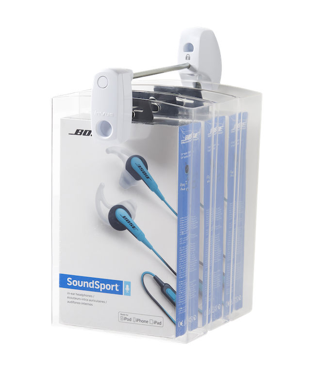 상품 진열 보안 - 헤드폰 및 이어버드 완벽한 보안