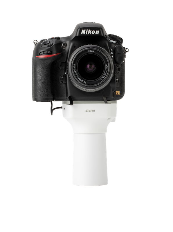 포인트 앤 슛 및 DSLR 카메라와 렌즈용 상품 진열 보안