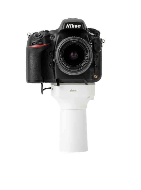 포인트 앤 슛 및 DSLR 카메라와 렌즈용 상품 진열 보안